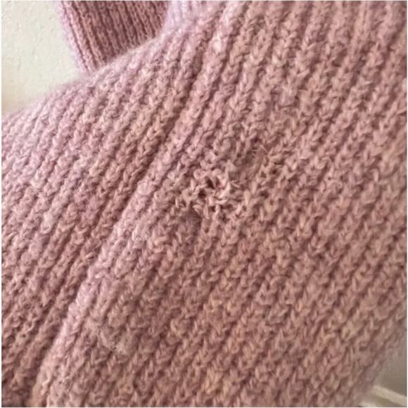 J. Crew Purple Jewel Button Ribbed Cardigan Sweater - Picture 8 of 8